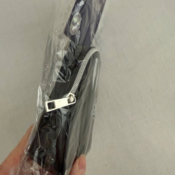 Exclusive Claires Wednesday Addams Keychain Bag Black Stripe Detail Neon Tuesday - Picture 6 of 8